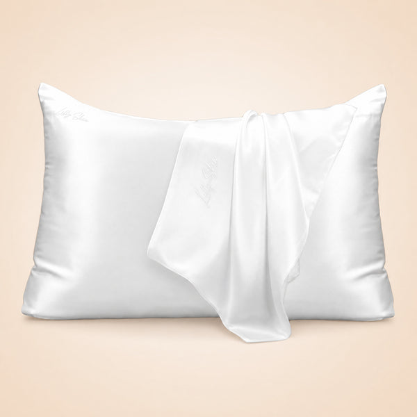 Taie Oreiller 100% Soie - Blanc