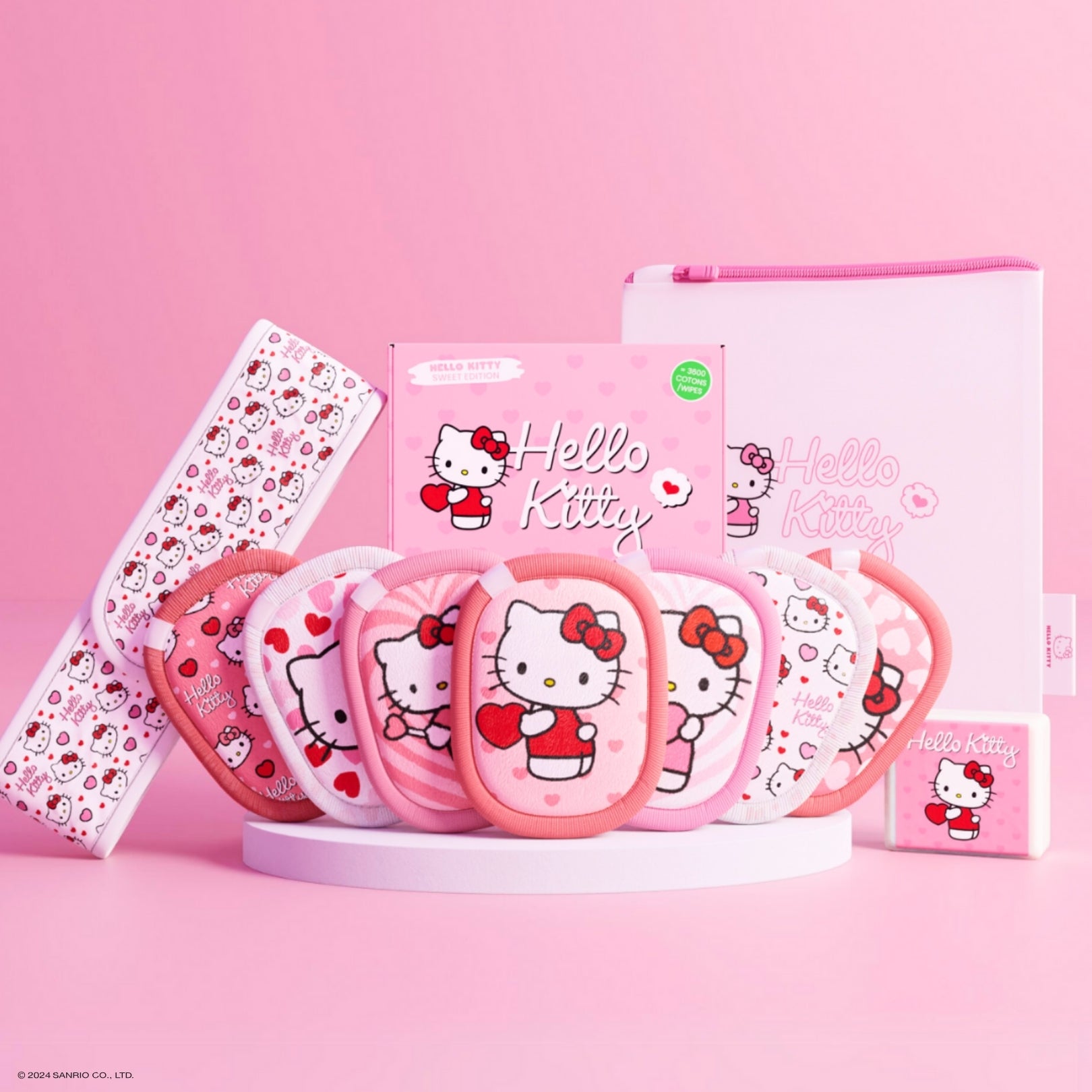 1 boîte de cotons Hello Kitty