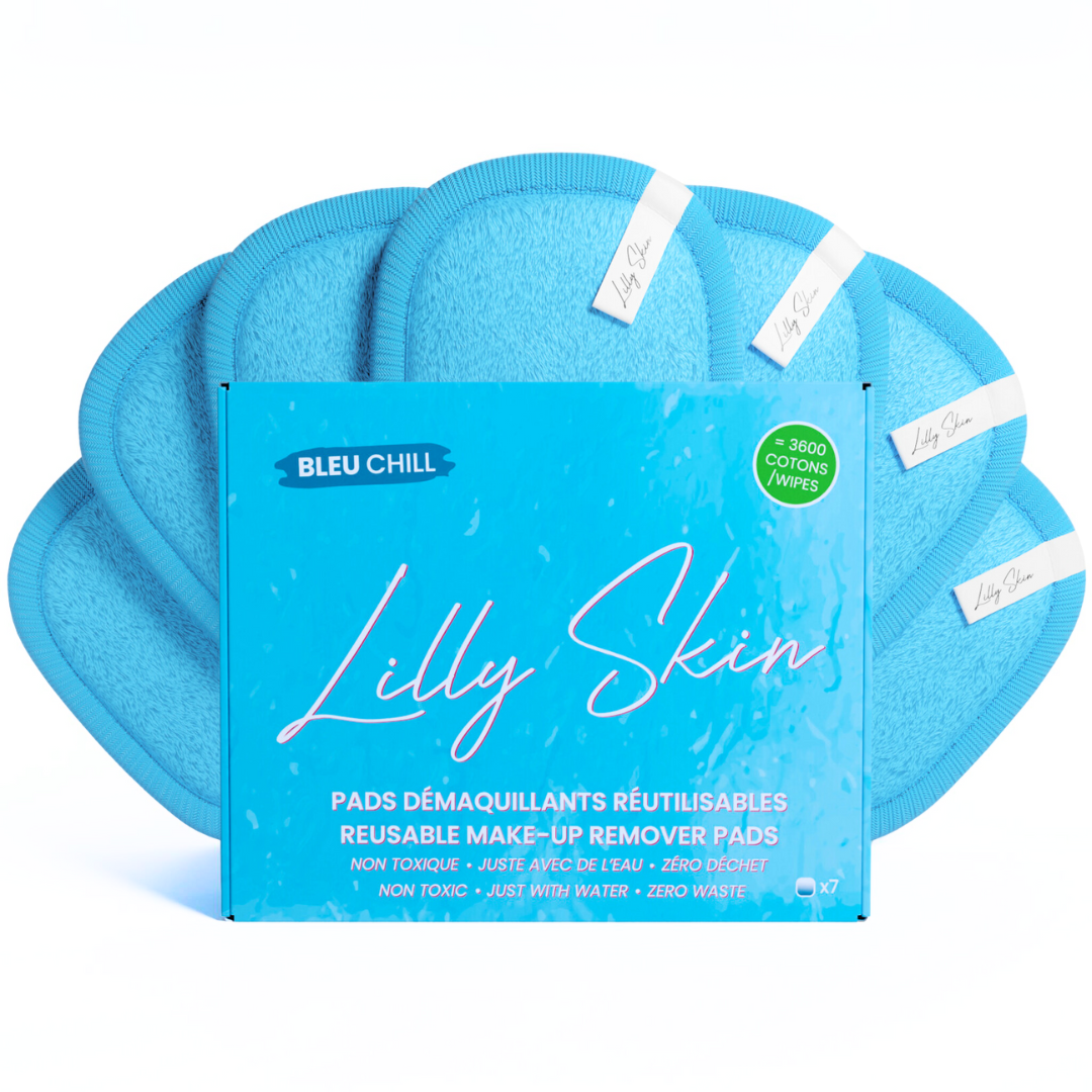 1 boîte de pads Bleu Chill