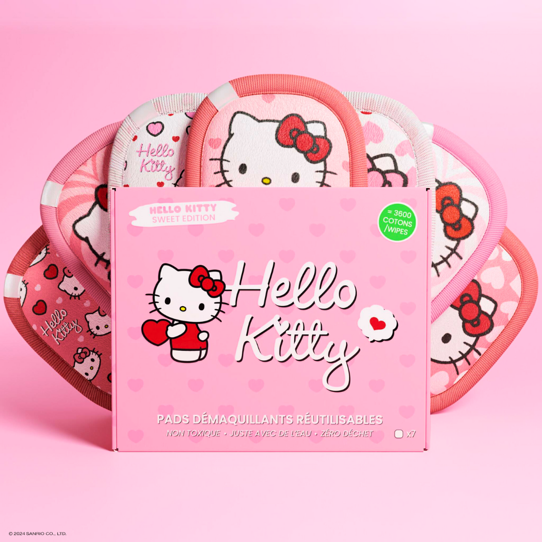 1 boîte de cotons Hello Kitty