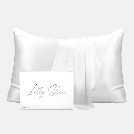 Taie Oreiller 100% Soie - Blanc – Lilly Skin