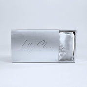 Taie d'oreiller 100 % soie - Gris perle