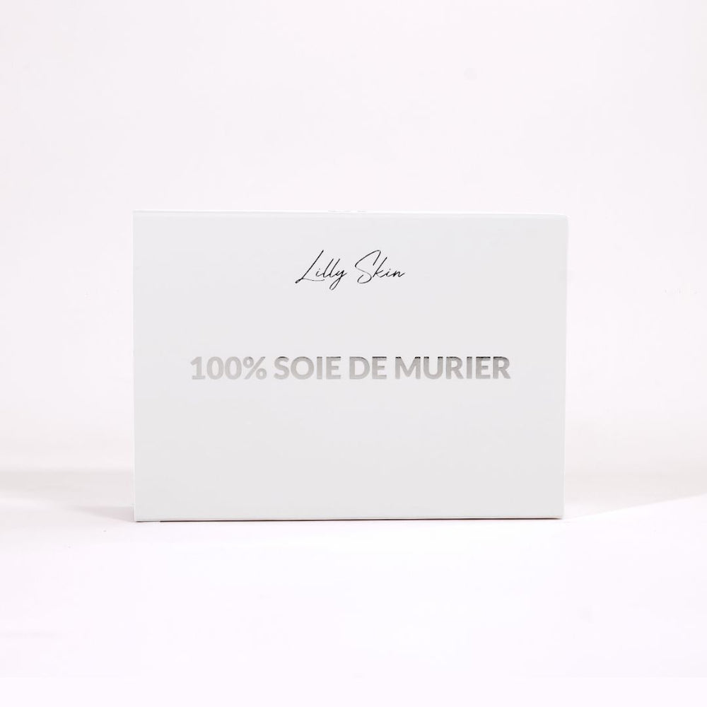 Taie Oreiller 100% Soie - Blanc