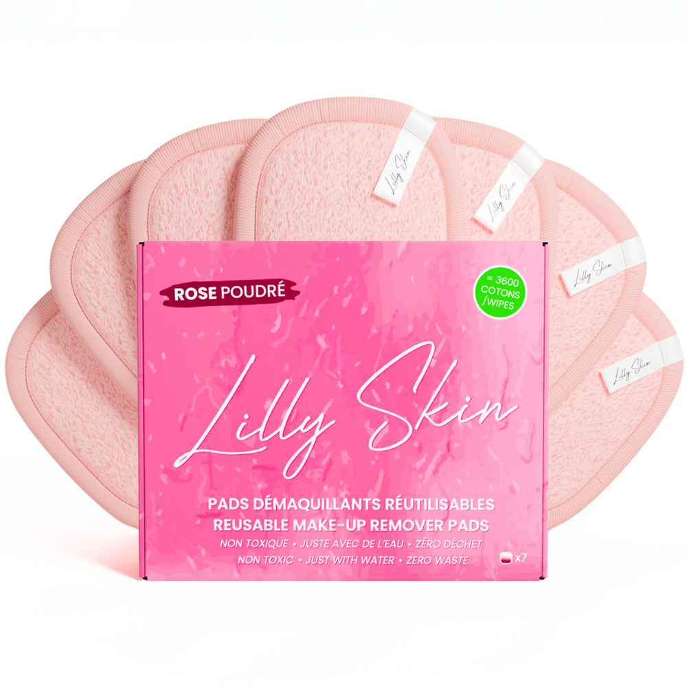 1 Boite de Pads Rose Poudré