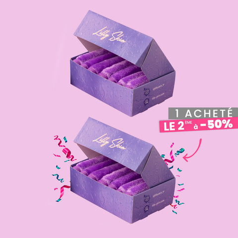 1 Boite Pads Violet Intense