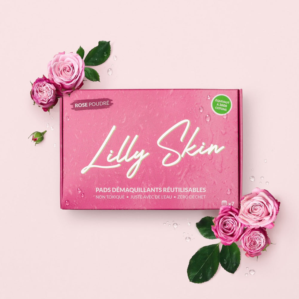1 Boite de Pads Rose Poudré