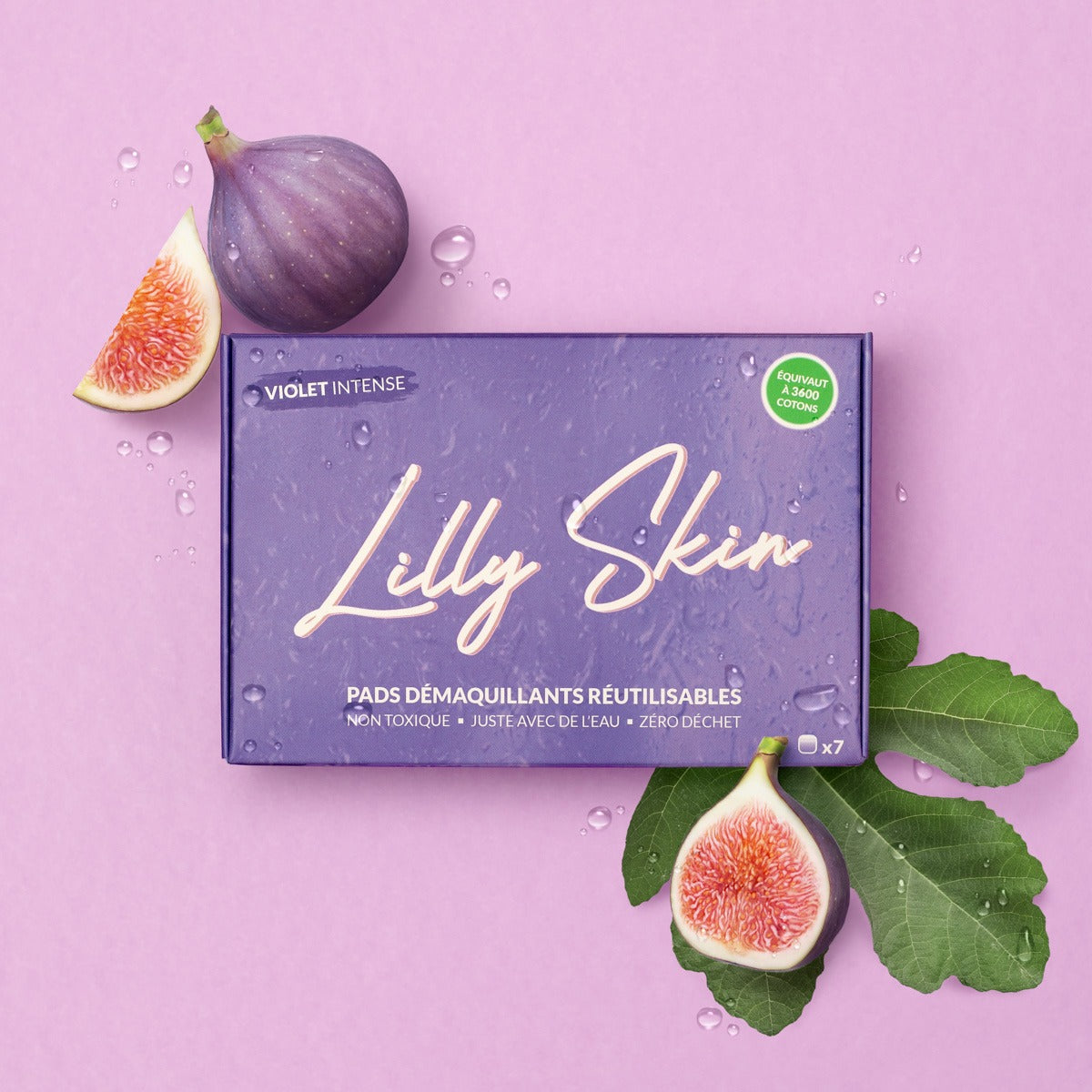1 Boîte de Pads Violet Intense