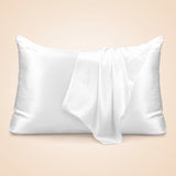 Taie d'oreiller 100 % soie - Blanc