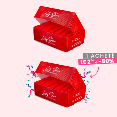1 boîte achetée = la 2ème à -50%